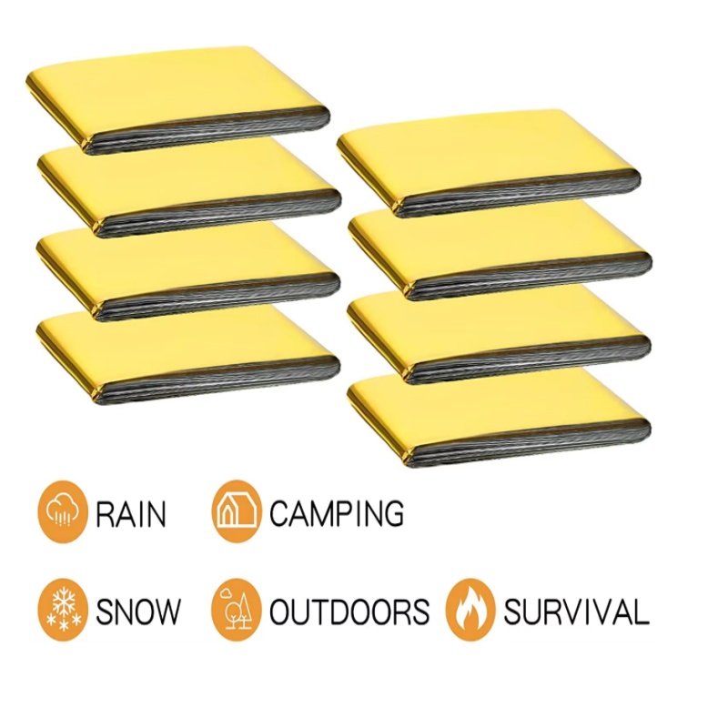 130×210cm ゴールドマイラーサバイバルブランケット  - Survival Blanket Reflective のレビューと価格