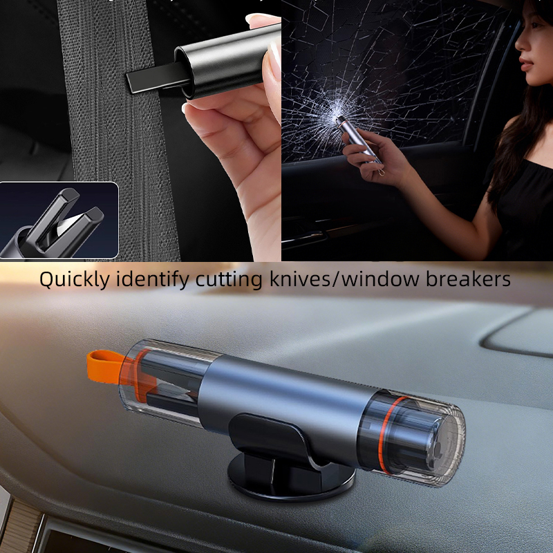 2-in-1 車用安全ハンマー：緊急時の窓ガラス破壊、シート - Rescue Rope Throw のレビューと価格