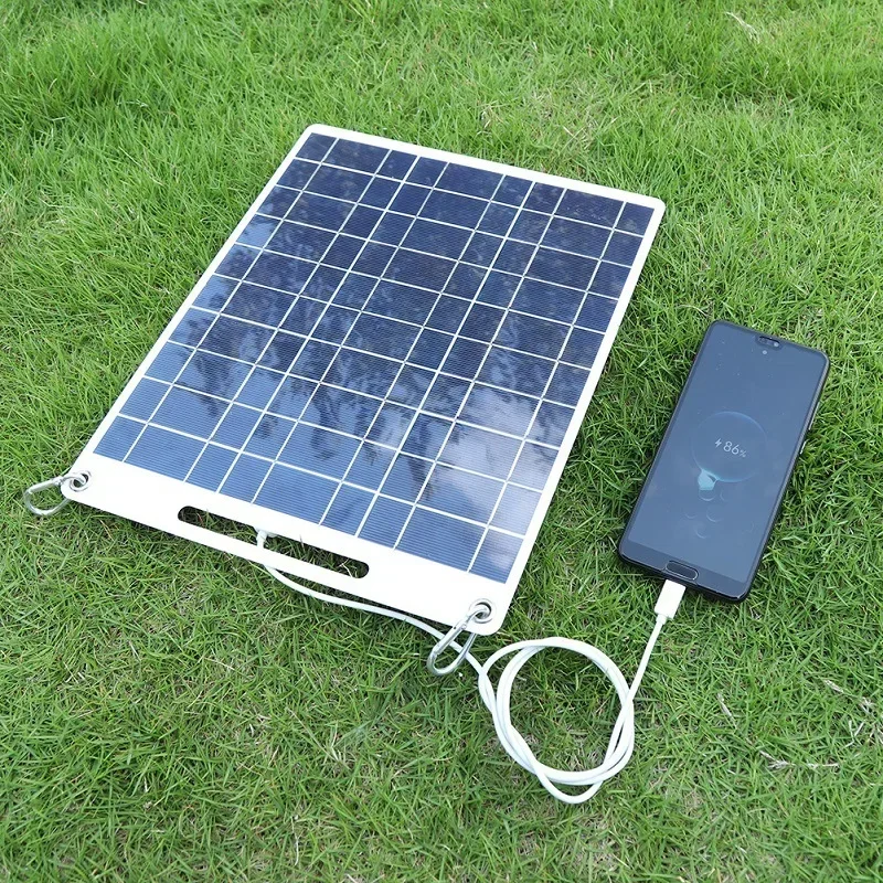 5V ソーラーパネル防水ポータブルデュアル USB 充電器屋 - Solar Emergency Charger のレビューと価格