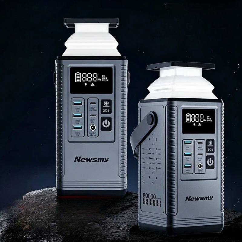 PD100W 80000mAh ポータブル電源 296Wh  - Solar Emergency Charger のレビューと価格