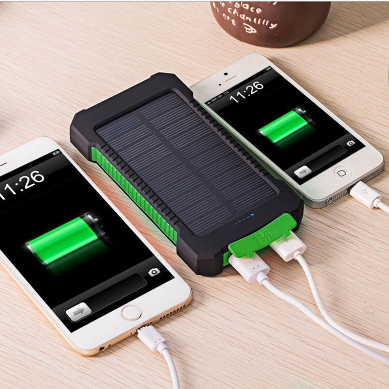 レノボ 500000mAh ソーラーパワーバンク大容量超高速 - Solar Emergency Charger のレビューと価格