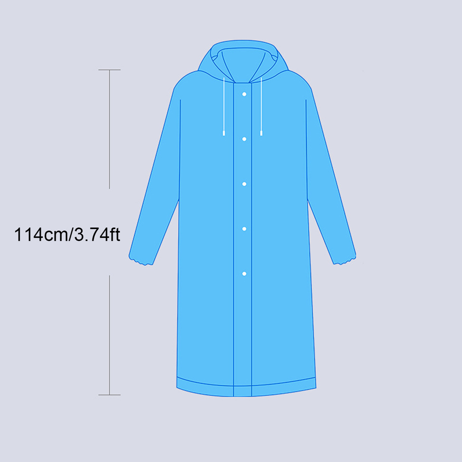 新しいユニセックス EVC 防水レインコート屋外ハイキングポ - Emergency Poncho Rain のレビューと価格