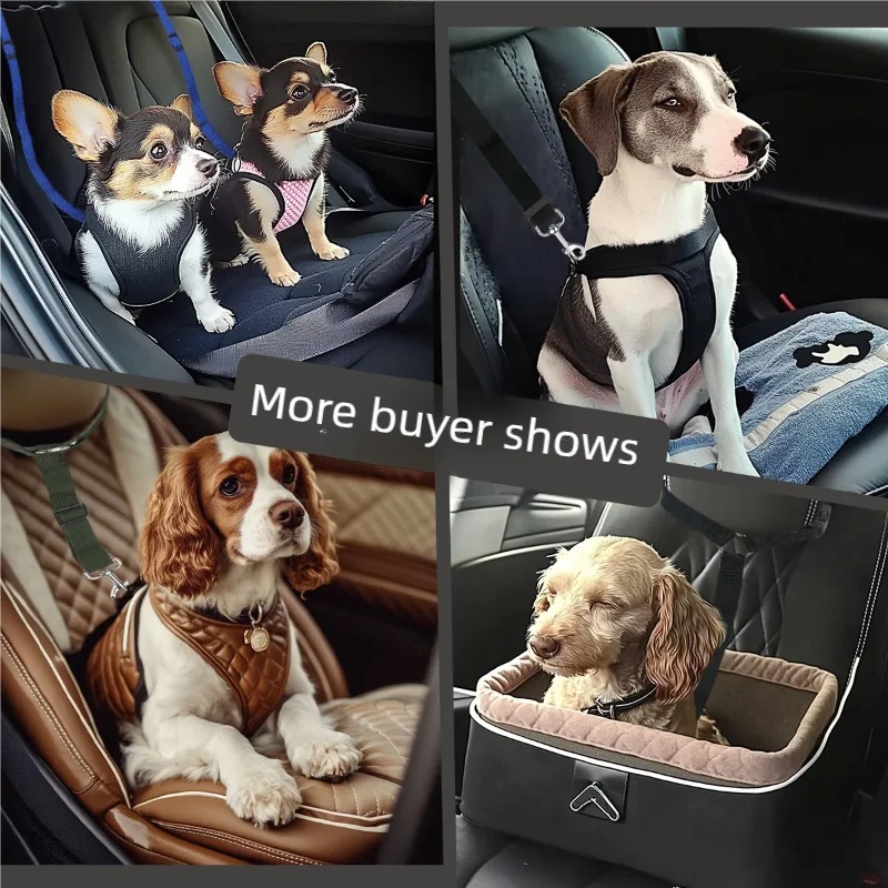 調節可能な脱走防止ペットカーシートベルト犬猫ヘッドレスト安全 - Rescue Rope Throw のレビューと価格