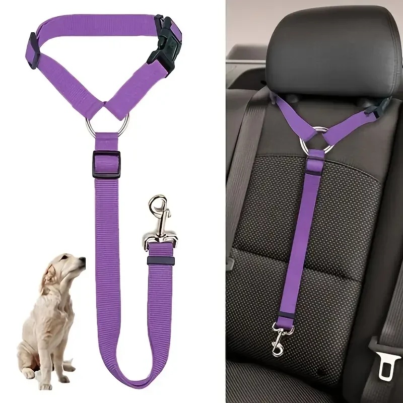 調節可能な脱走防止ペットカーシートベルト犬猫ヘッドレスト安全 - Rescue Rope Throw のレビューと価格