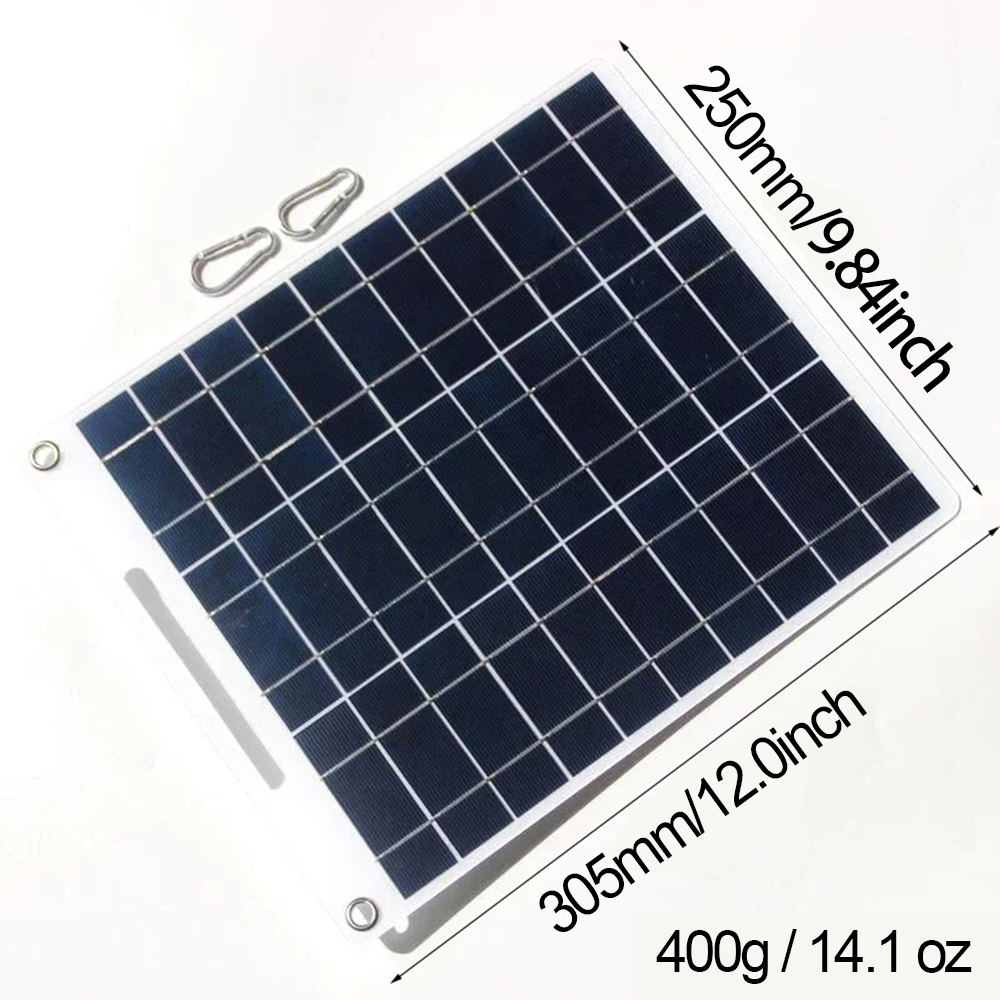 80W ソーラーパネル充電器 デュアルUSBポート付き 防水 - Solar Emergency Charger のレビューと価格