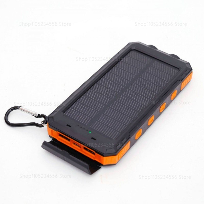 20000mAhソーラーパワーバンク、防水急速充電ポータブル - Solar Emergency Charger のレビューと価格